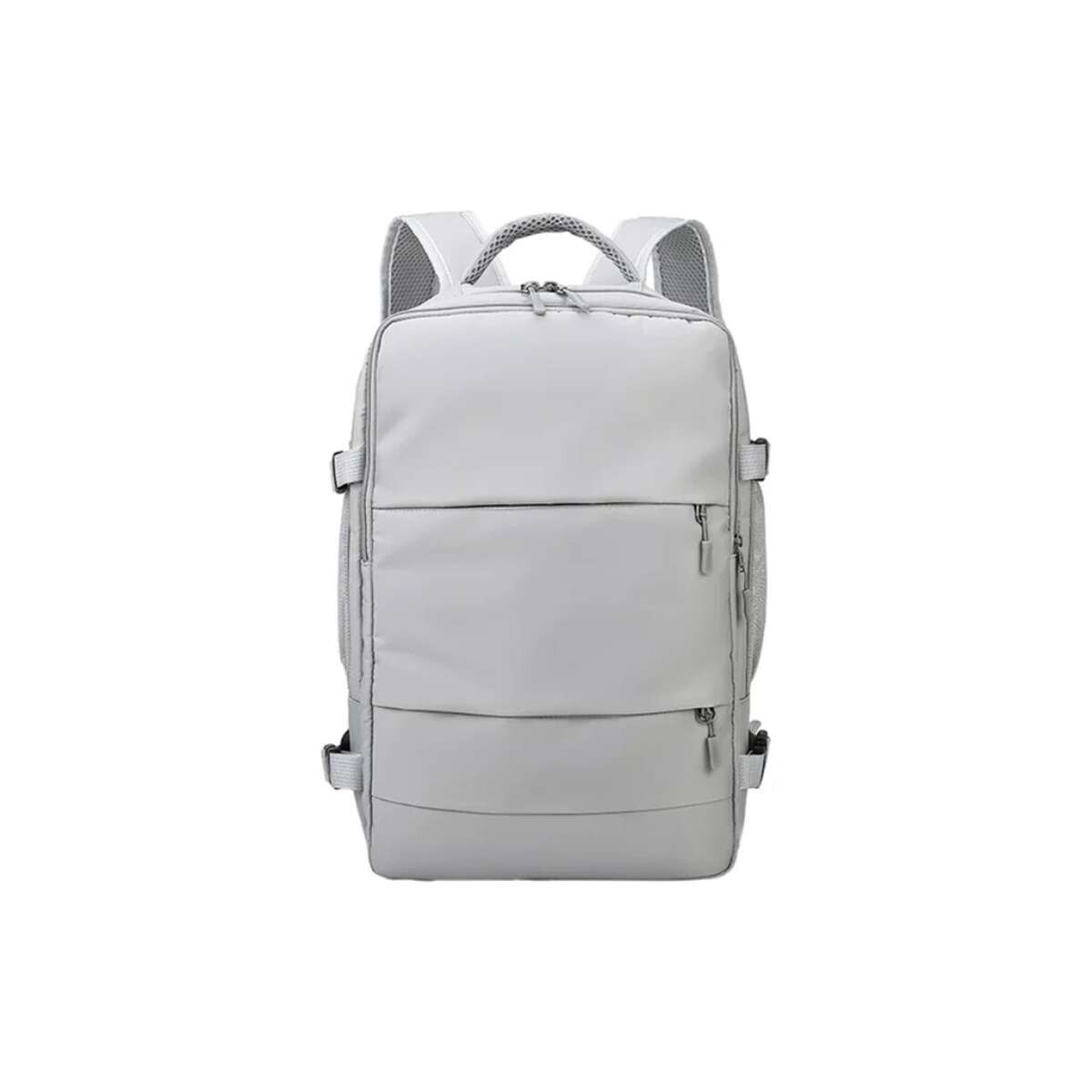 Mochila expandible mediana con compartimentos - Gris 