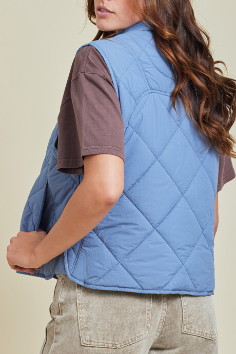 CHALECO JIZU RUSTY Celeste