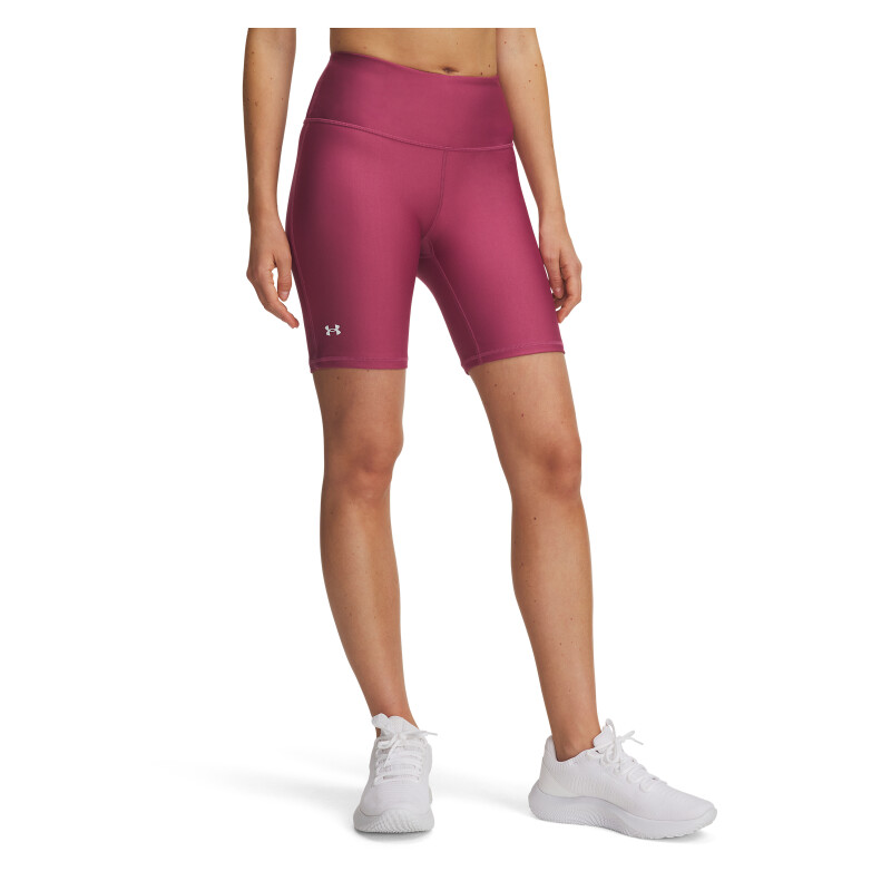 Short Under Armour Tech Biker de Mujer - 1360939-659 Fucsia-blanco