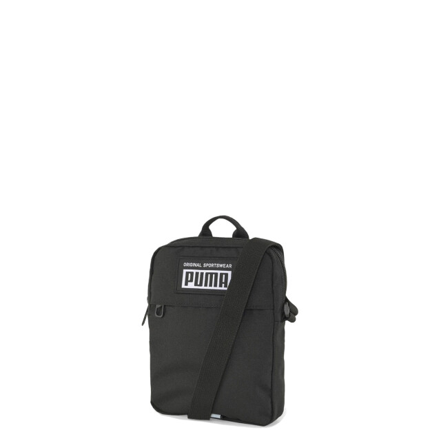 Cartera Puma Bandolera Academy Negro - Blanco