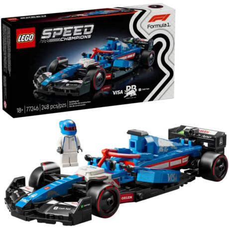 Lego Speed Champions Auto de Carreras Visa Cash APP RB VCARB 01 F1 248 Piezas 18+ Lego Adults