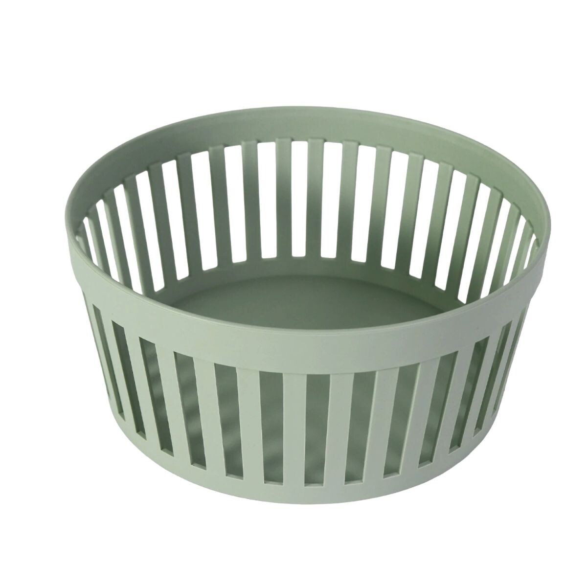 CESTA PLAST VERDE 22.6X22.6X10CM 