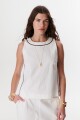 TOP LINO STRECH VIVI BLANCO
