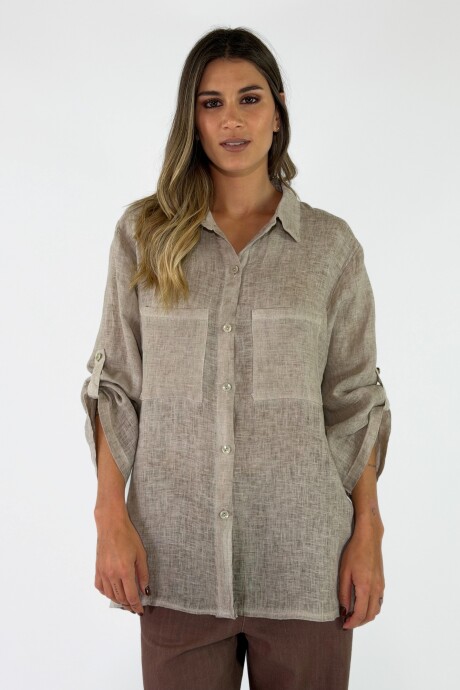 CAMISA SOLANAS Beige