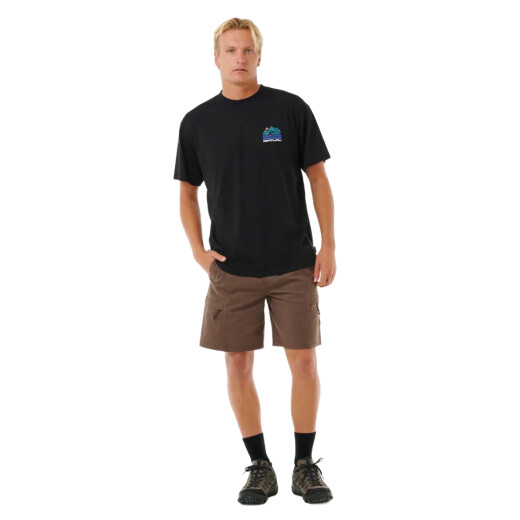 Remera Rip Curl Vaporcool Search Trek Tee - Negro Remera Rip Curl Vaporcool Search Trek Tee - Negro