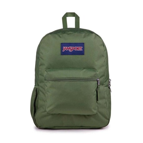 Mochila Escolar Jansport Cross Town Original Unisex Urbana Cargo Green