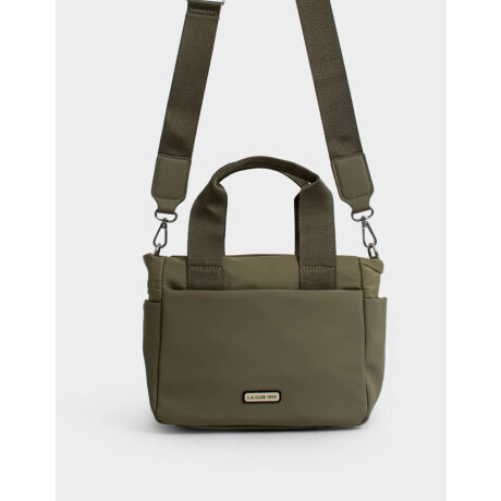 Cartera City Engomada Verde Kaki