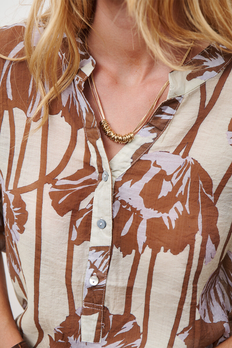 CAMISA TULIPA CELESTE