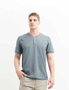 520677 T-SHIRT HARRINGTON LABEL Gris Oscuro