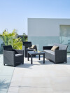 Set jardín MOLDE 5 plazas gris Set jardín MOLDE 5 plazas gris