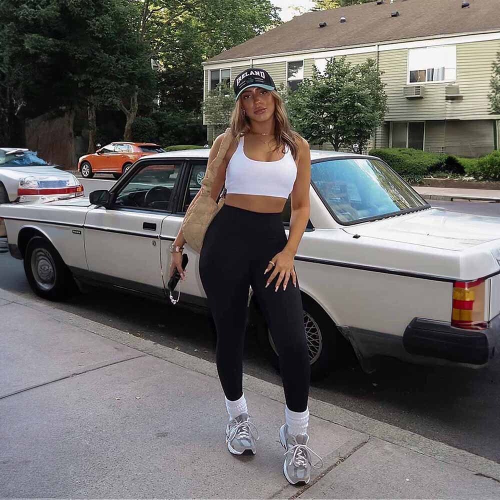 Leggings On-The-Go PowerHold High-Waisted Mujer Black