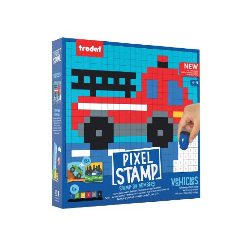 LIBRO INTERACTIVO PIXEL STAMP VEHICULOS Libro Interactivo Pixel Stamp Vehiculos