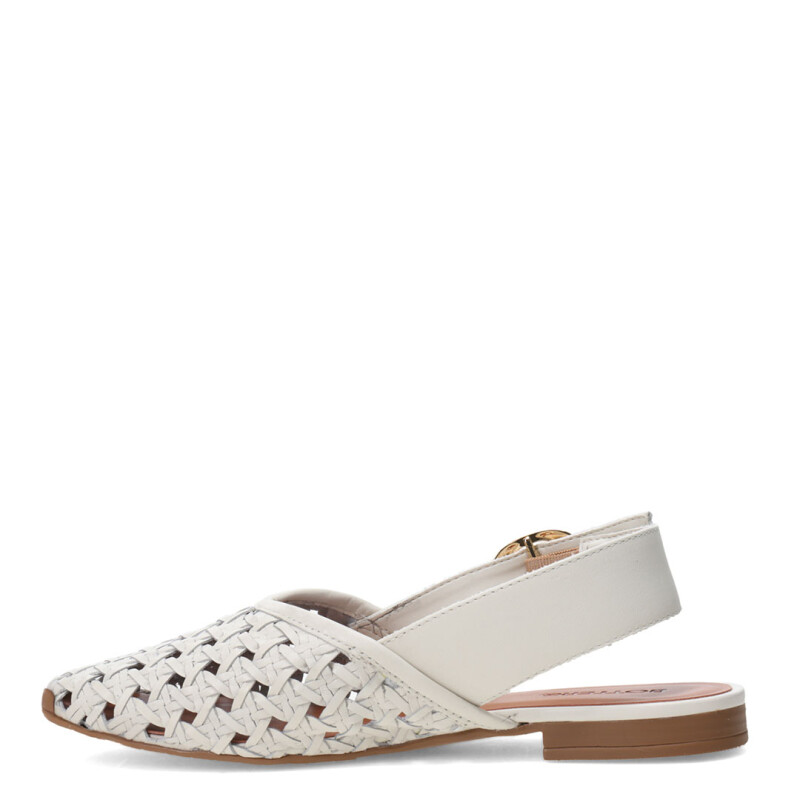 Zapatos de Mujer Bottero Tira Trasera Marfil