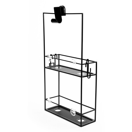 ORGANIZADOR DE DUCHA ACERO NEGRO UMBRA