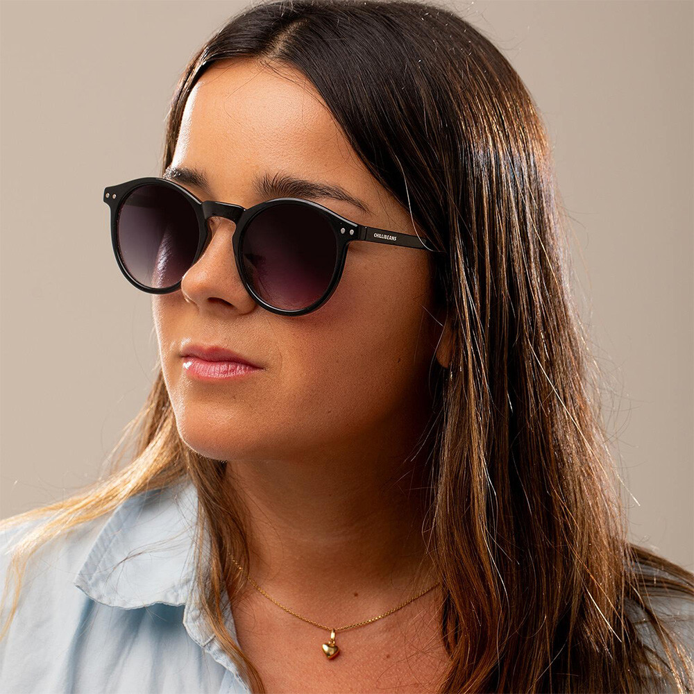 Lentes de Sol Chilli Beans Redondo Unisex Gradiente/Negro