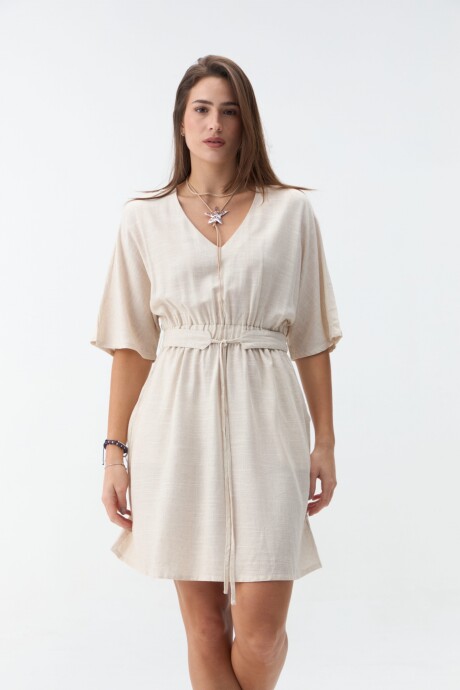 VESTIDO GERANIO Beige
