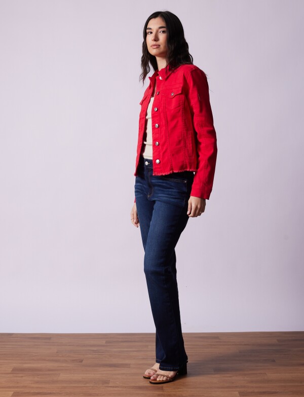Camperita Jean Flecos ROJO