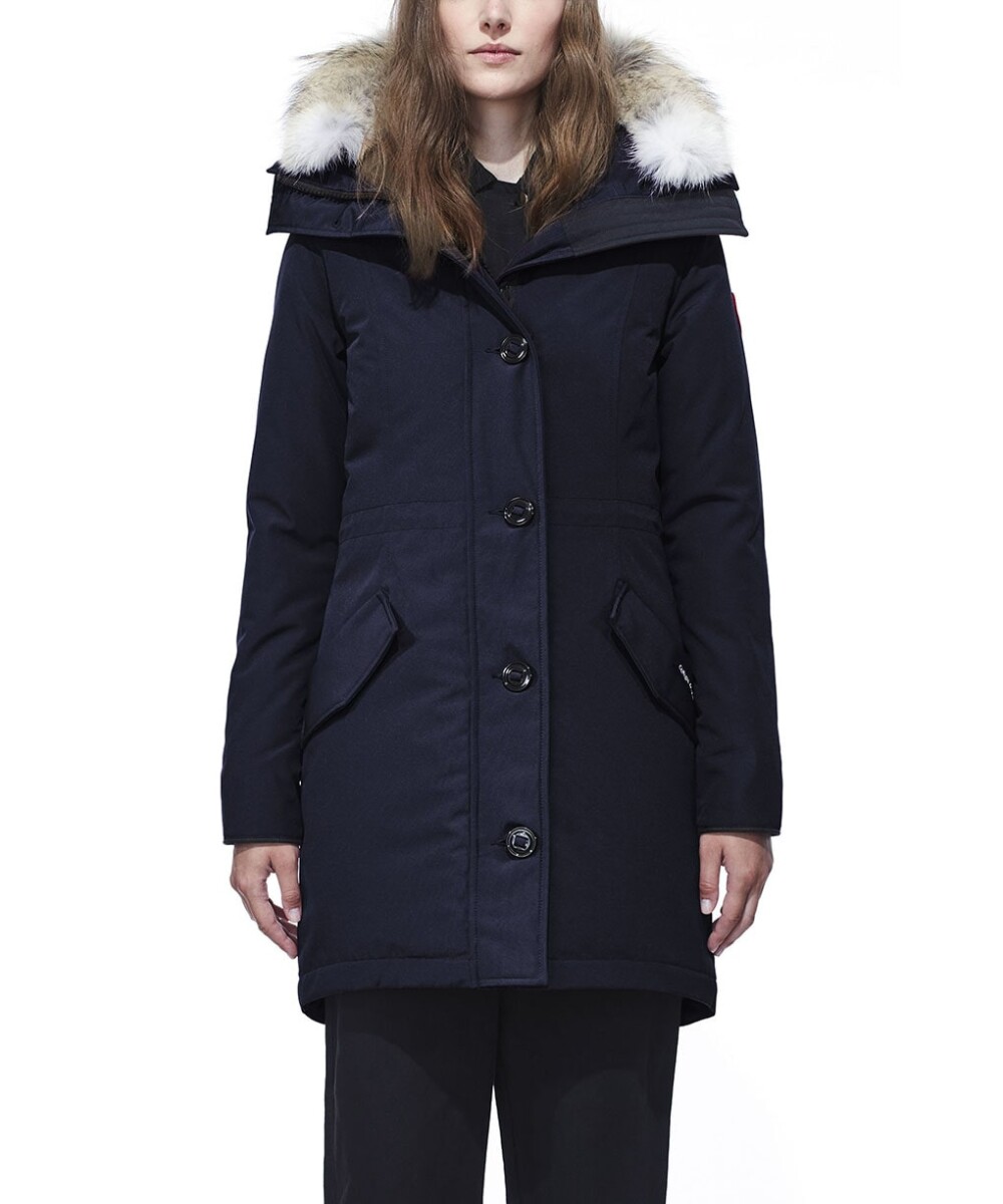 Canada Goose -Campera con capucha, Rossclair Parka. Fusion fit - Azul 