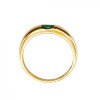 Anillo Solitario-Oro Bajo-Piedra Esmeralda-AN8155 conpiedra