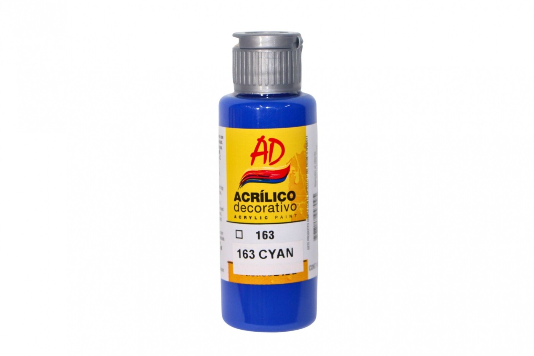 PINTURA ACRILICA ARTISTICA DIBU 60 ML. DIFERENTES COLORES - COLOR CYAN 163 