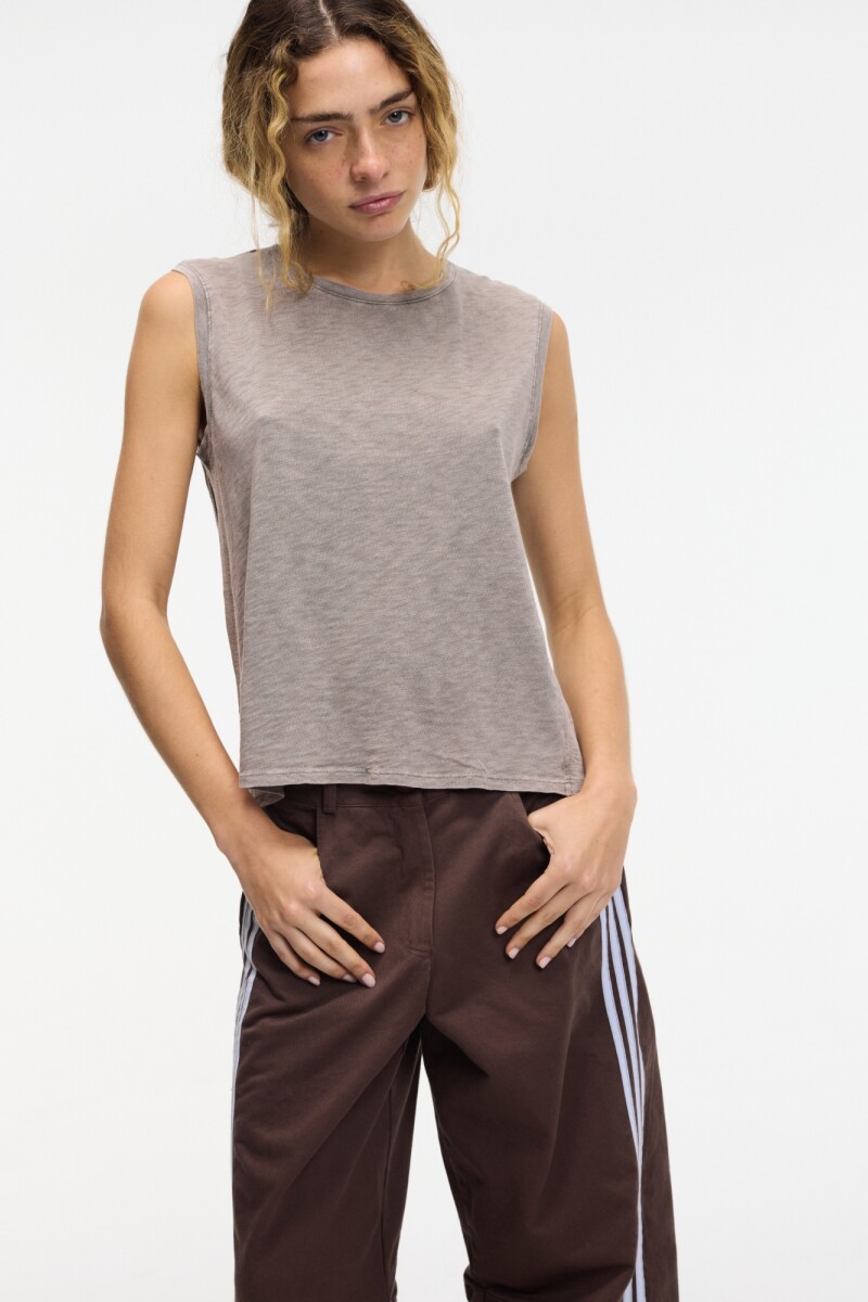 Musculosa Asa Taupe