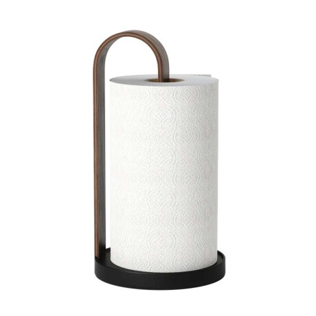 PORTARROLLO COCINA MADERA-Y-ACERO NEGRO 1022358