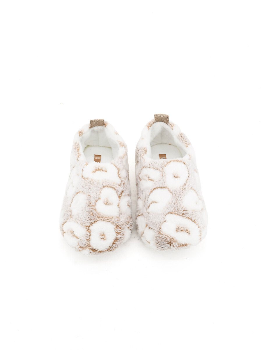 PANTUFLA DELFI - BEIGE (V) 