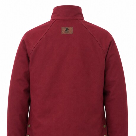 Campera Tipo Encerada Caballero BORDO