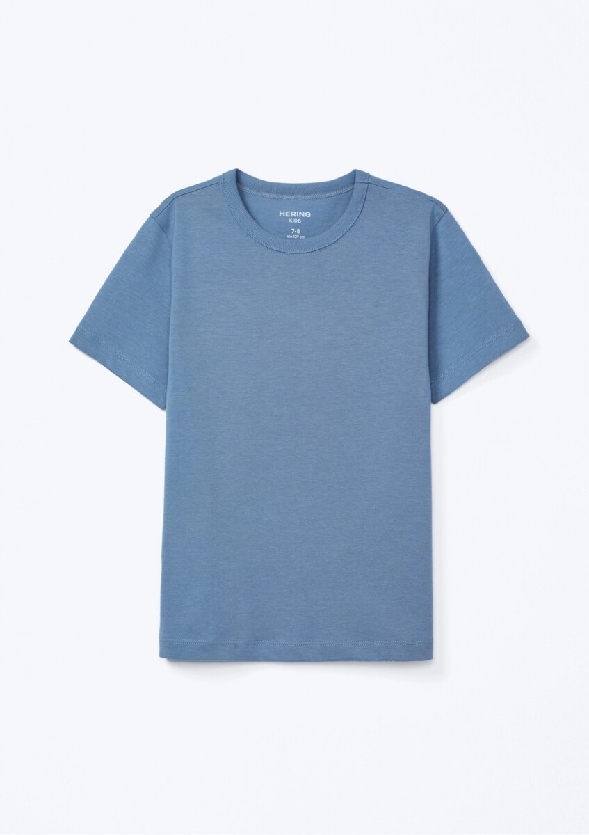 CAMISETA BÁSICA UNISSEX REGULAR - AZUL 
