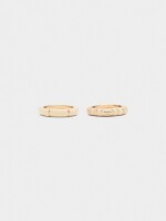 Set De Anillos Con Esmalte beige