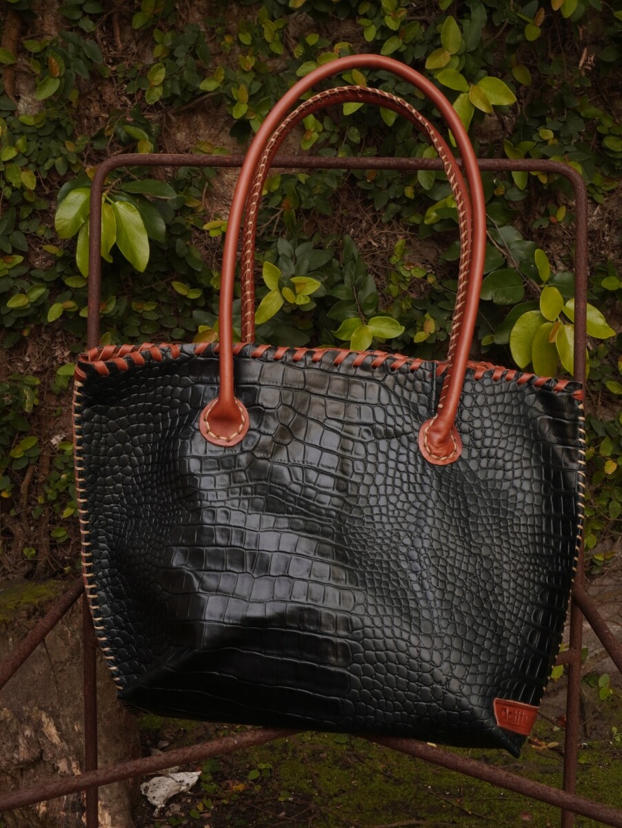 All Season Bag - Dark Blue / Camel 