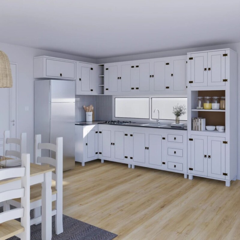 Modulara para Microondas Blanco Linea Mexicana Modulara para Microondas Blanco Linea Mexicana