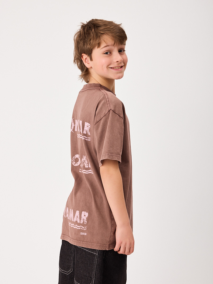 T-SHIRT M/C COSTA DULCE TEEN DIXIE Marrón