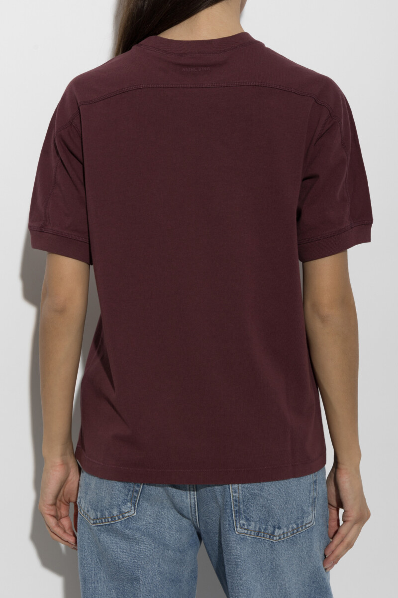 REMERA JAYLIN COLLEGIATE Bordo