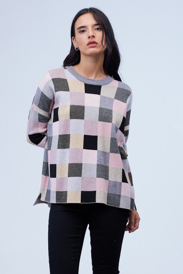 Buzo Colorblock MULTI/ROSA