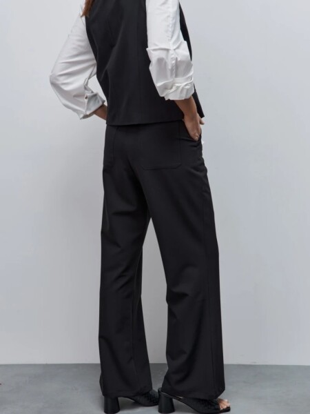 PANTALON D.CASSIN LAX NEGRO