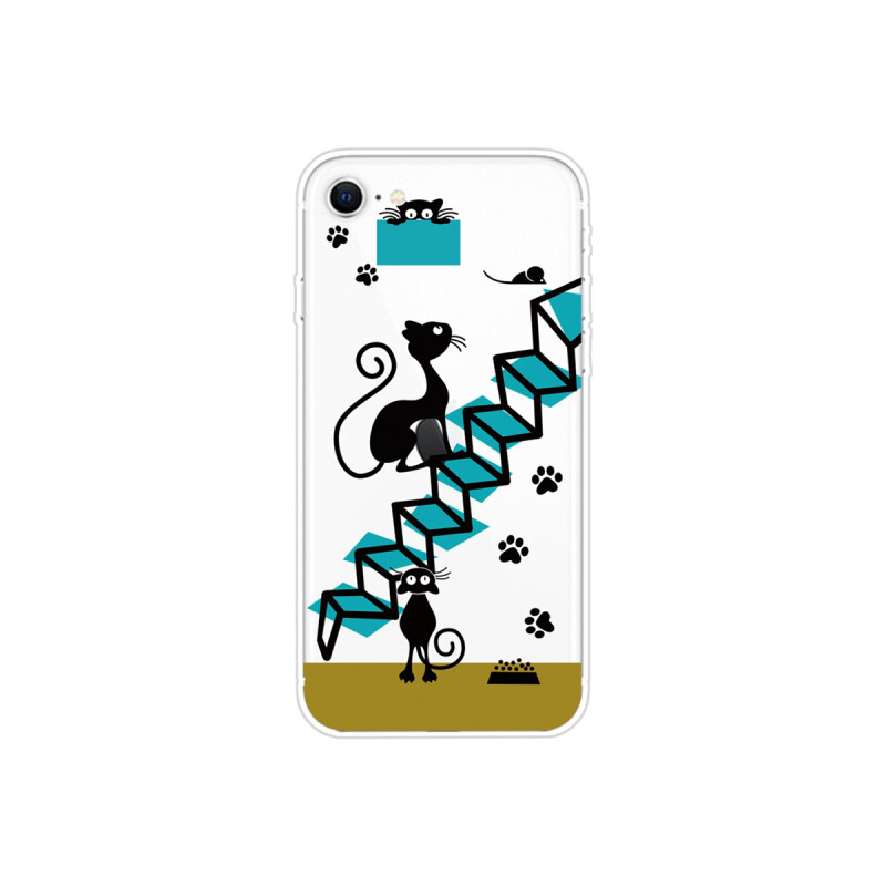 Protector iPhone 7/8/SE diseño gatos Protector Iphone 7/8/se Diseño Gatos