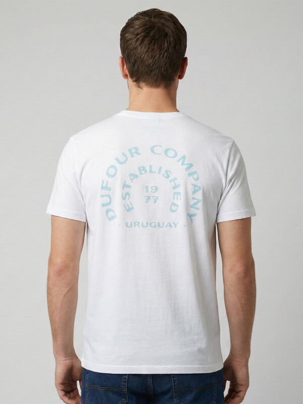 T-SHIRT DUFOUR COMPANY BLANCO