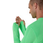 Polo Running Road Seamless LS Top C Hombre Vital Green/illuminate Green