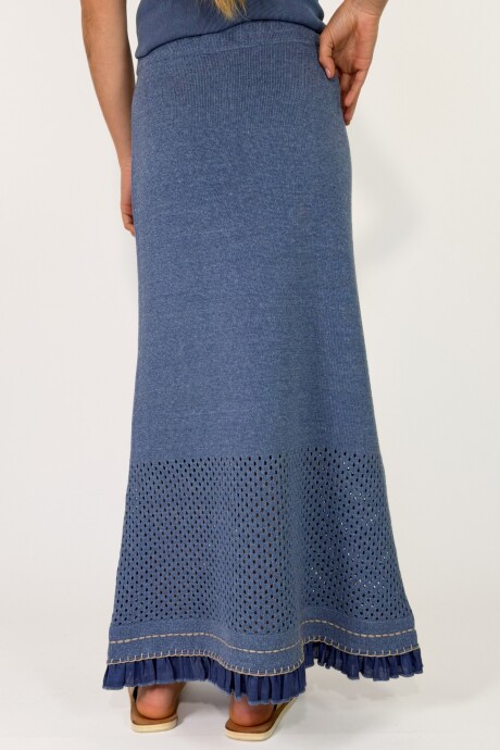 POLLERA GAROPABA Azul