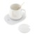 Taza De Café Té Eléctrica Usb 55 Grados Caja Obsequio Variante Color Blanco