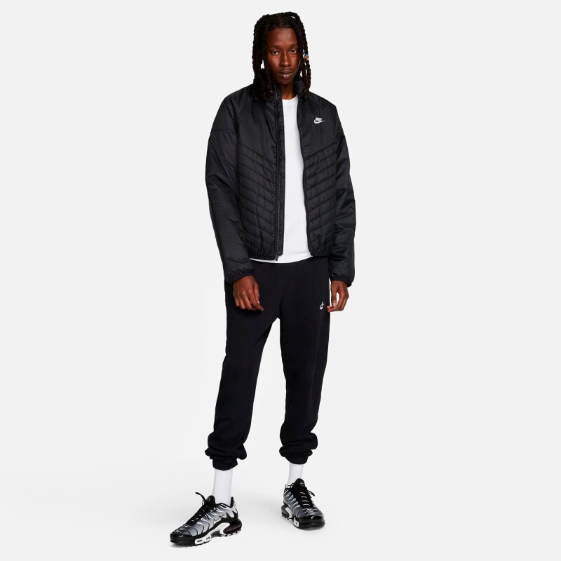 Abrigo Nike Windrunner de Hombre Negro