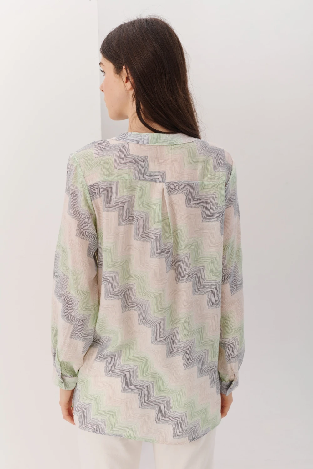 CAMISA JULIA ZIGZAG verde 4