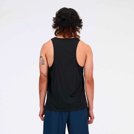 Remera Sport Essentials Singlet De Hombre Negro