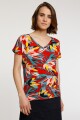 Remera estampada rojo
