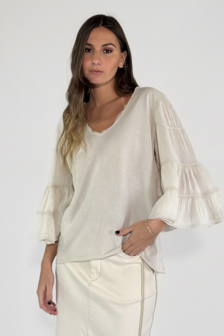 BLUSA CONDOTTI Beige