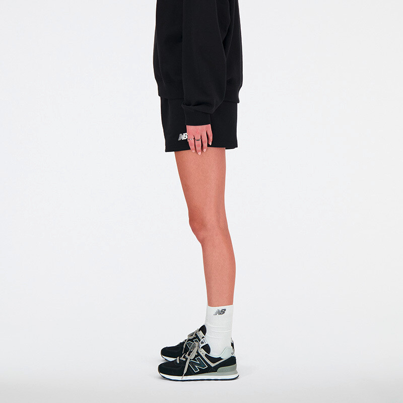 Pantalón Largo Essential French Terry de Mujer Negro