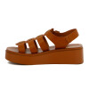 Sandalias Mujer Darkness Con Pulsera Y Hebilla Marron