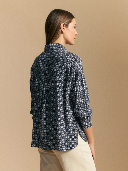 CAMISA ALLIE ASTRAL AZUL