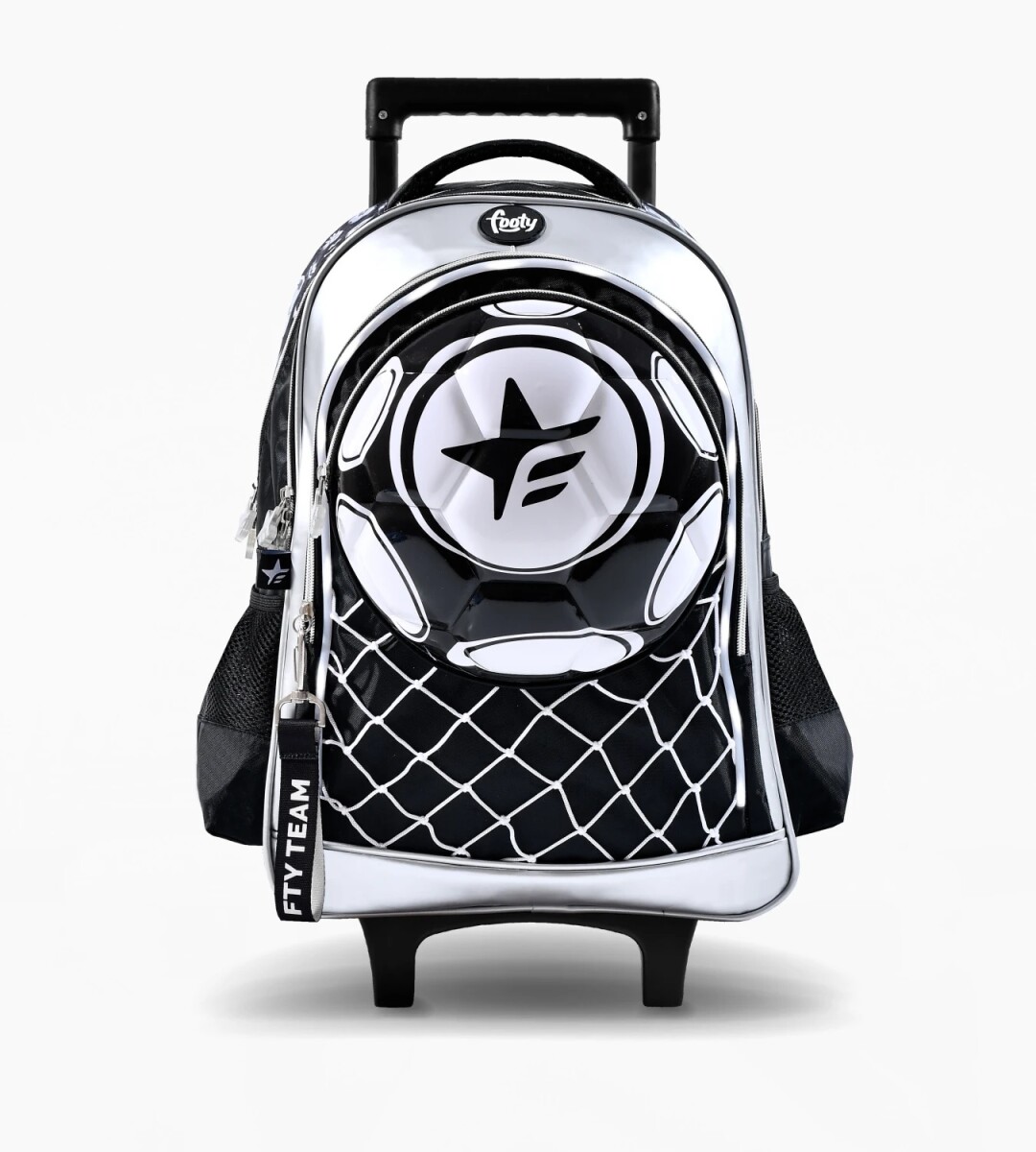 MOCHILA CARRO FUTBOL RED CON LUZ LED FOOTY - NEGRO/GRIS 